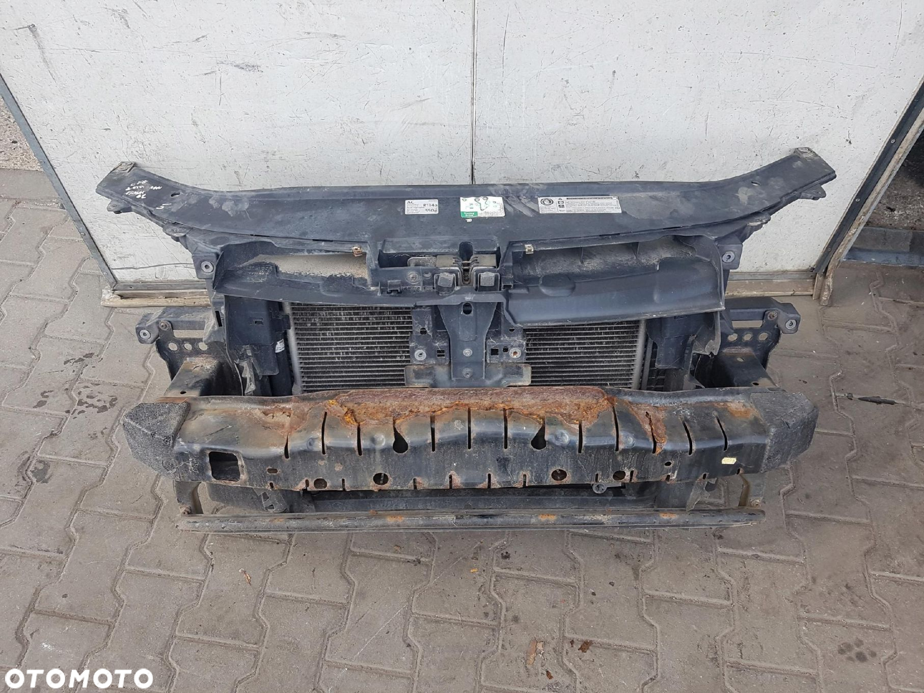 VW PASSAT B7 10-14r 2.0 TDI PAS PRZEDNI CHŁODNICE WENTYLATORY - 2