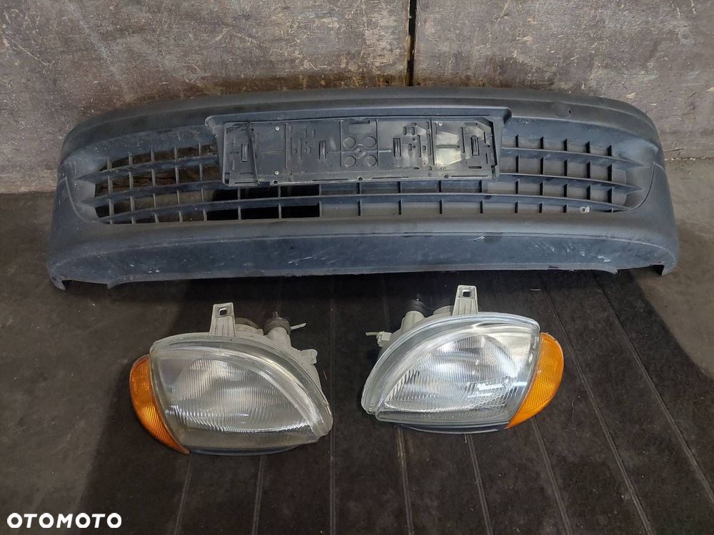 ZDERZAK PRZÓD + LAMPA LEWA PRAWA PRZÓD FIAT SEICENTO - 1