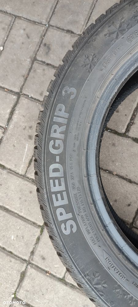 OPONY ZIMOWE 215/55R16 CALI SEMPERIT SPEED GRIP3 (2218) ZIMA 8 mm 2 SZTUKI PARA - 4