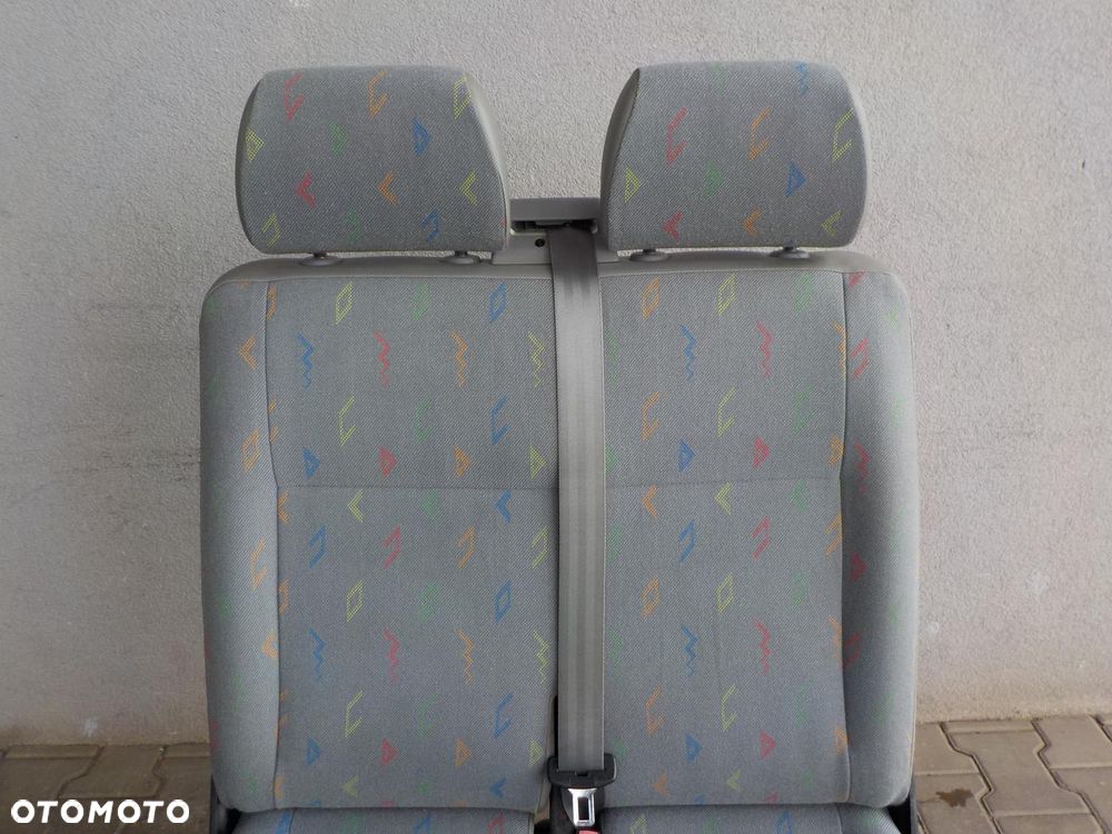 VW T5 T6 FOTEL PODWÓJNY PASAŻERA PRZÓD DWÓJKA INKA - 4