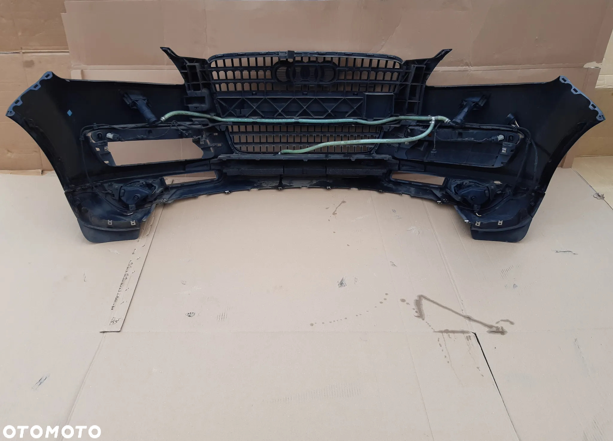 AUDI Q7 4L 08r ZDERZAK PRZÓD PRZEDNI LZ7L - 11