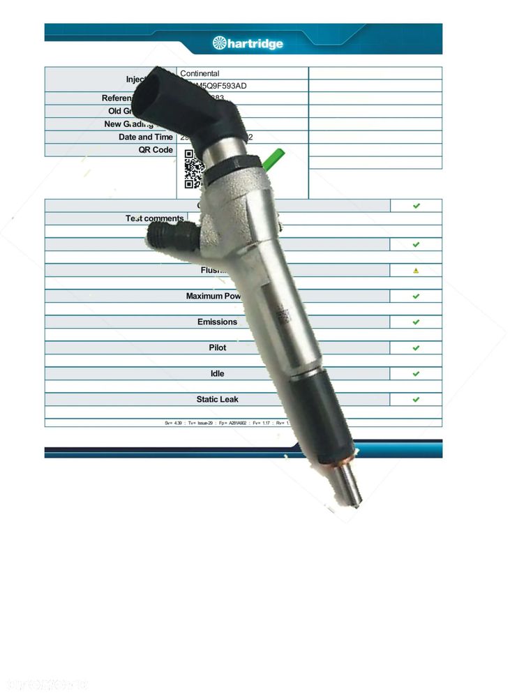 wtryskiwacz FORD 1.8 TDCI 4M5Q-9F593-AD - 1