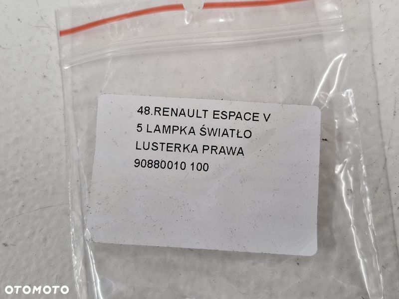 renault espace 5 v lampka światło lusterka prawa 90880010 - 5