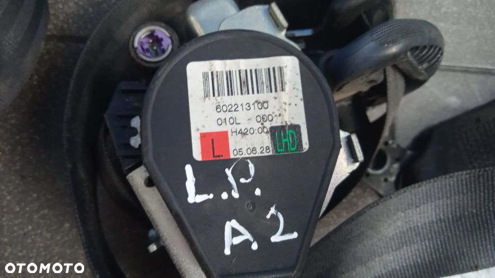 Pas bezpieczeństwa Audi A2 lewy prawy przód tył - 2