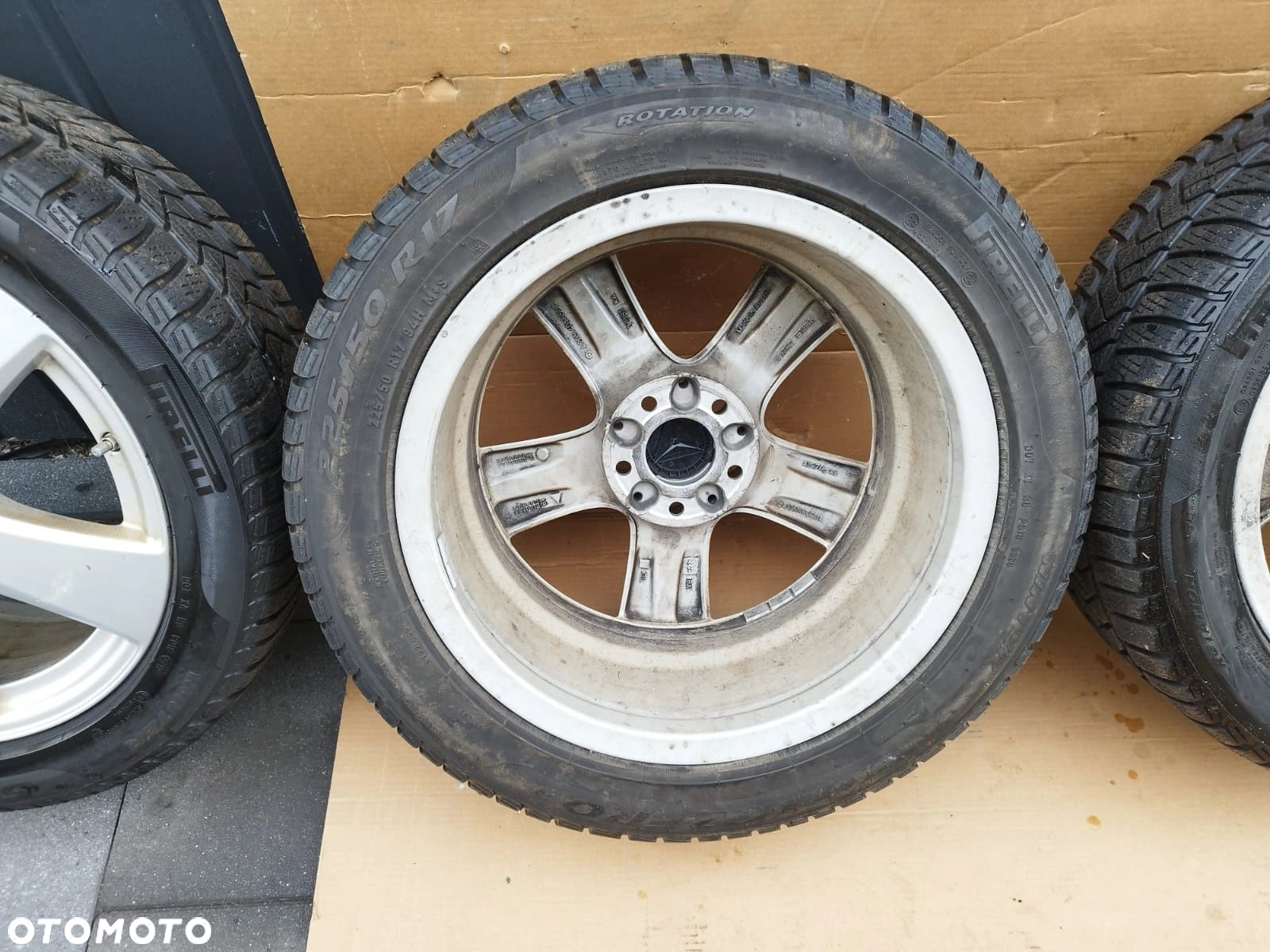 KOŁA ZIMOWE OPONY ZIMA 17 PIRELLI 225/50 R17 MERCEDES W205 C-KLASA - 6