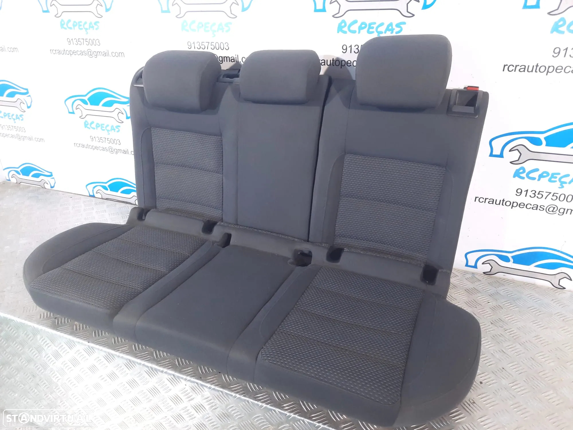 BANCO BANCOS FRENTE FRONTAL TRASEIRO TRÁS VOLKSWAGEN VW GOLF V 5 MK5 VARIANT 1K0885405FQVYL TECIDO ARBAIG AIRBAGS - 7