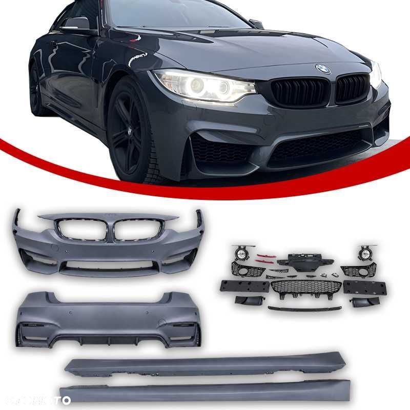 Bodykit Komplet Zderzaków F32 F33 F36 Zestaw M4 look Halogeny PDC