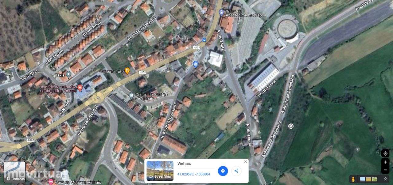 Vende-se terreno com 7.425 M2, na Vila de Vinhais. Solo urbanizável. - Grande imagem: 2/11