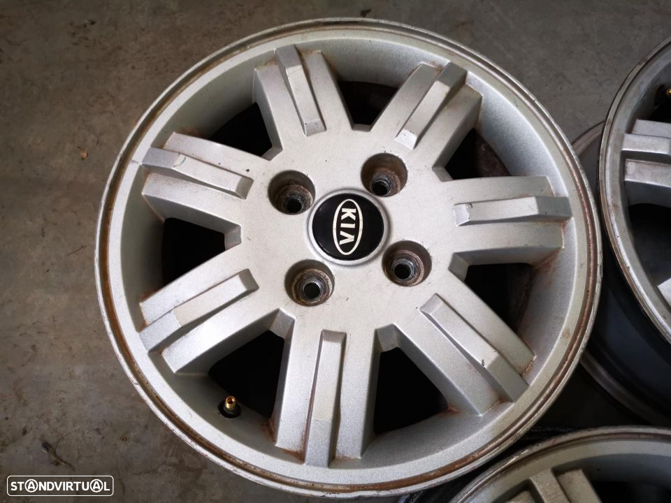 KIA CARENS 2002 CONJUNTO DE JANTES 15 POLEGADAS J072 - 6