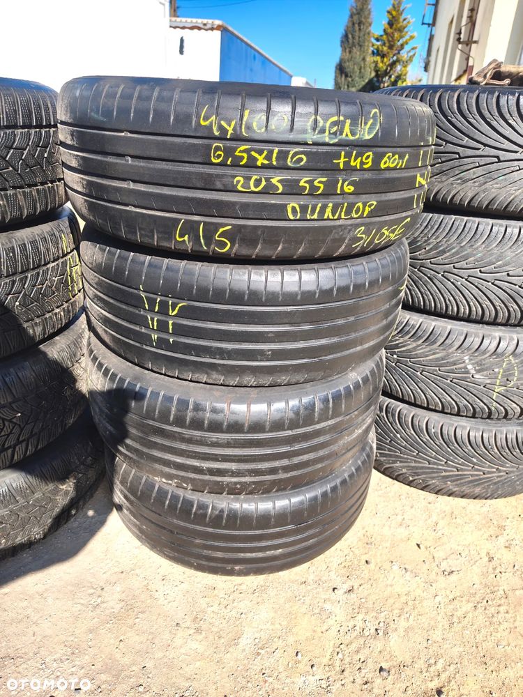 4x100 Felgi Aluminiowe Alufelgi 16 Koła Letnie Lato RENAULT CLIO GRAND SCENIC LAGUNA MEGANE MODUS SCENIC 4mm Legnica ALU-RAD 205/55 - 6