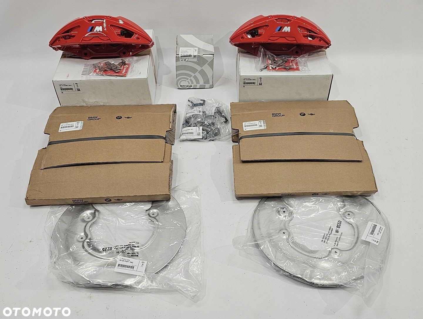 NOWY ORG ZESTAW KOMPLETNE HAMULCE BMW M SPORTOWE CZERWONE - 2450161 - 15