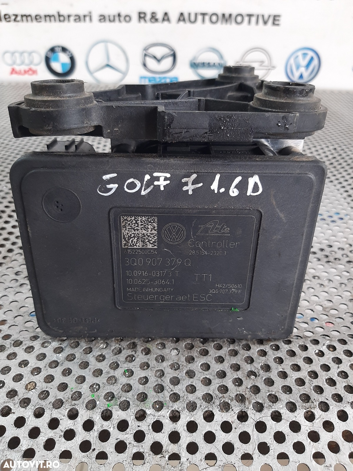 Modul Pompa Unitate ABS Vw Golf 7 VII Seat Skoda Cod 3Q0907379G Vanduta De Firma Cu Garantie - 6