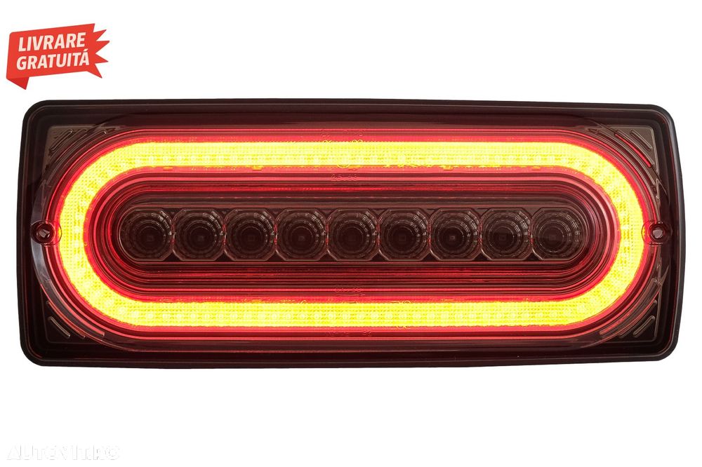 Stopuri Full LED Mercedes W463 G-Class (1989-2017) Semnal Secvential Dinamic Fumur- livrare gratuita - 5