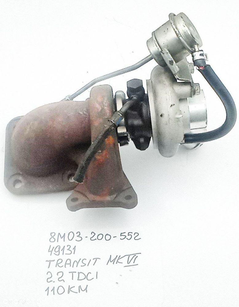 TURBINA 2.2 TDCI 85KM 110KM 115KM TRANSIT 6C1Q6K682CD 49131-05312 - 9