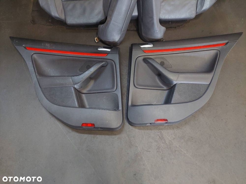 FOTELE KOMPLET LEWY PRAWY KANAPA TYŁ + BOCZKI VW GOLF V GTI HB 5D - 12