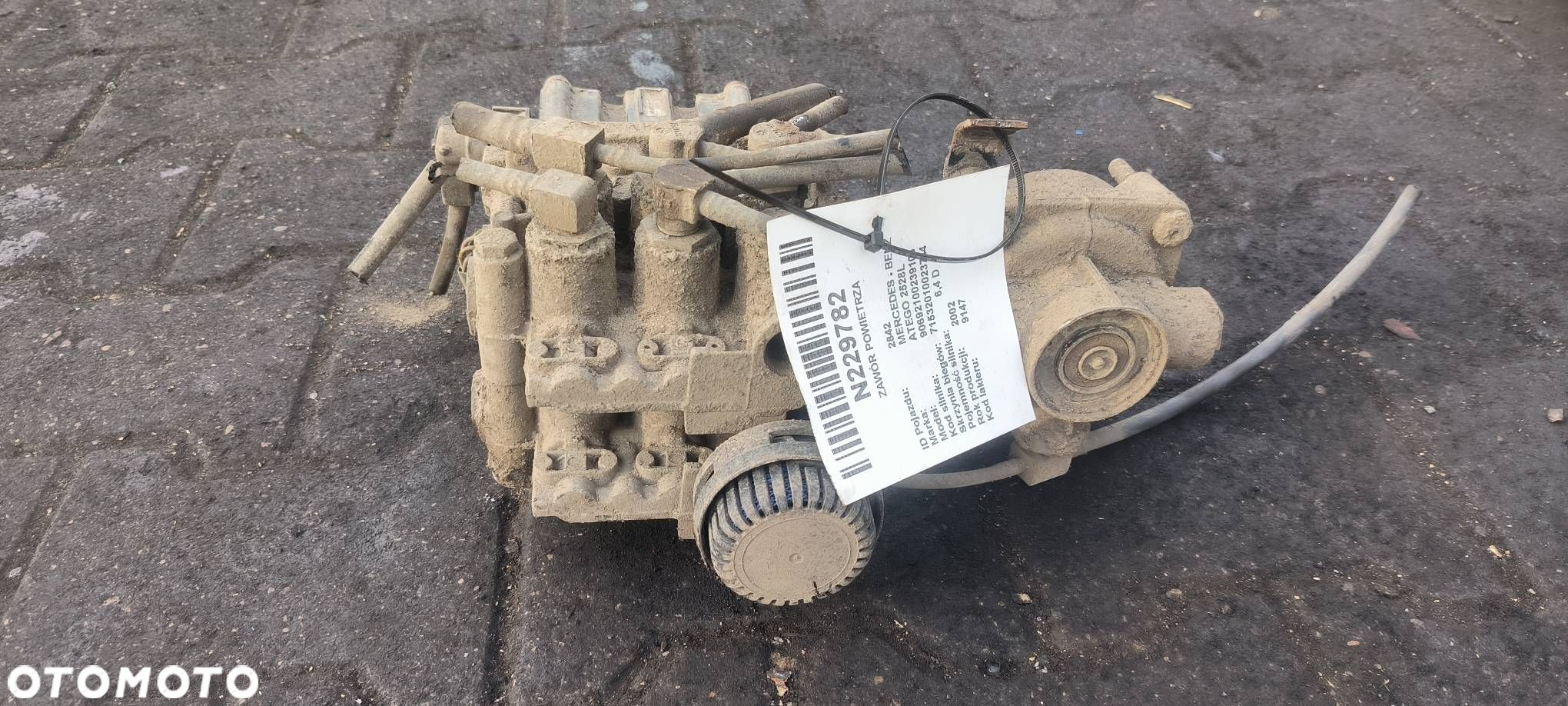 ZAWÓR POWIETRZA MERCEDES - BENZ ATEGO 2528L 4729051110 - 3