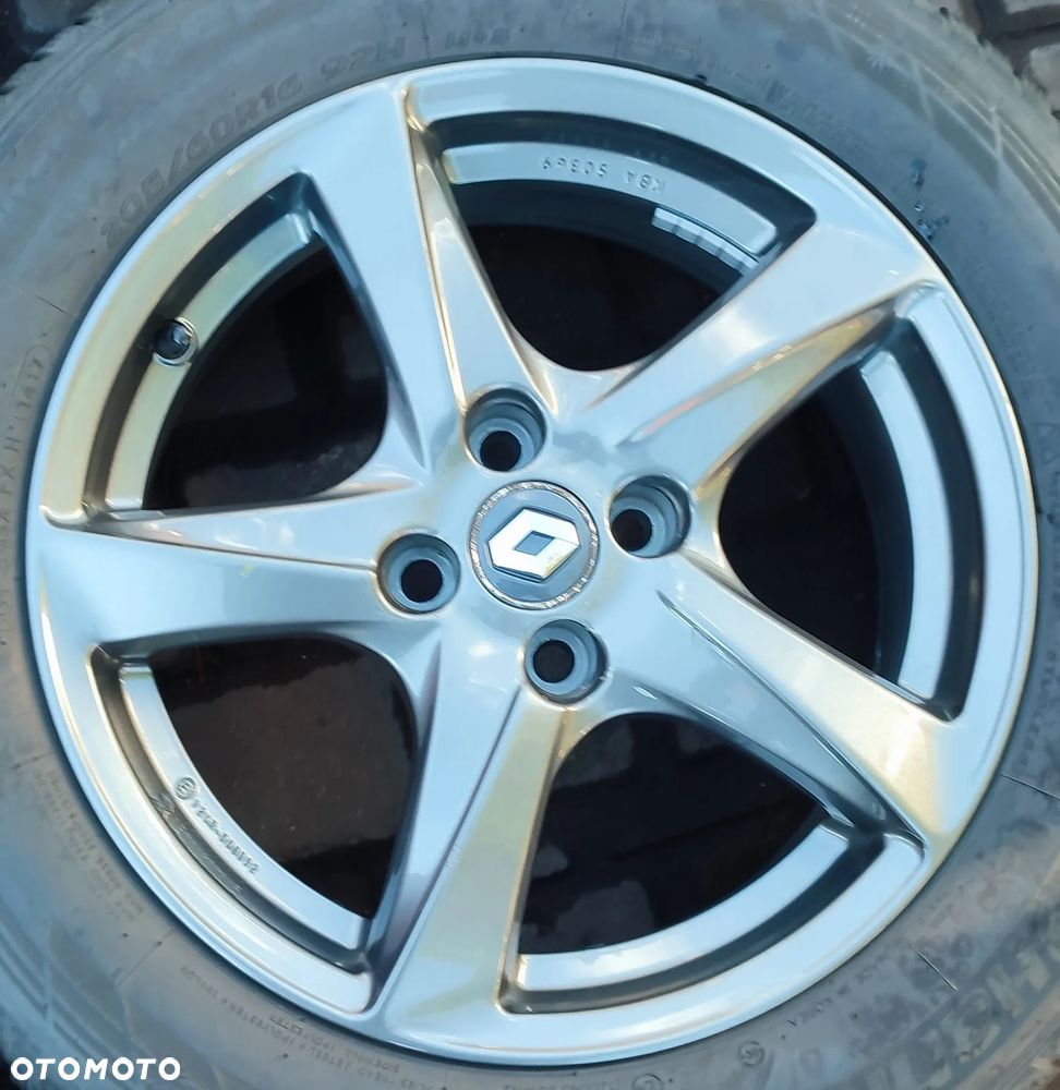 Felgi Aluminiowe Renault Captur Clio 16 Cali 4x100 6,5Jx16 Et40 Ø60,1mm Bdb - 3