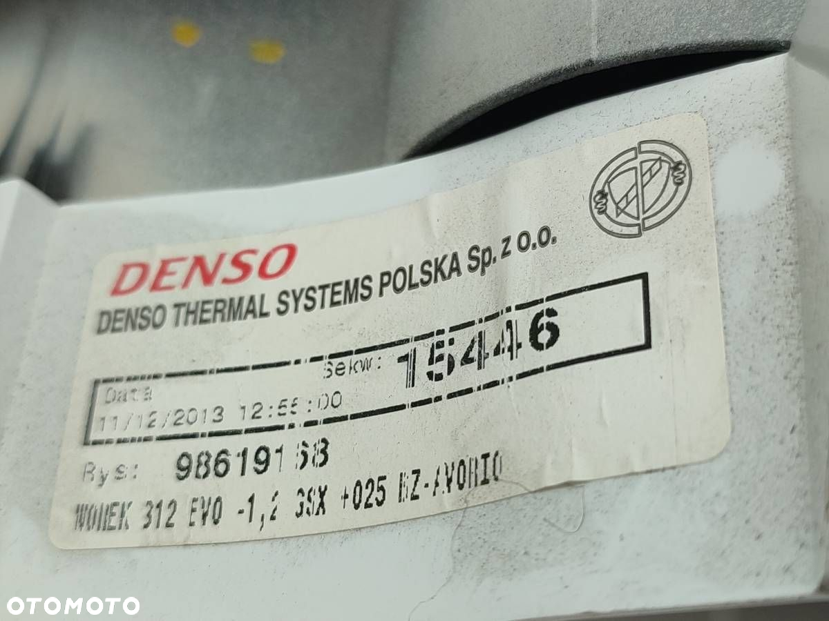 PANEL STEROWANIA NAWIEWU KLIMATYZACJI FIAT 500 98619168 - 9