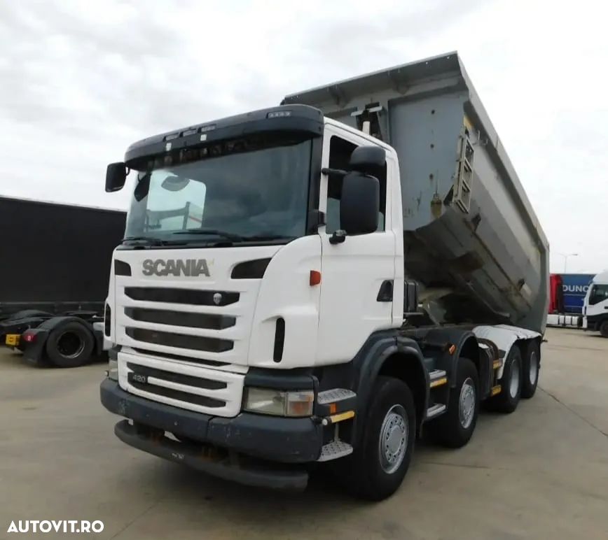 Scania G420, euro 5 cu AdBlue, AC, bena Meiller 18 m3 - 1