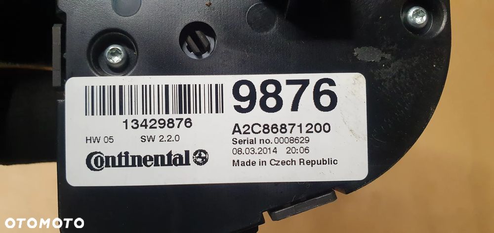 Panel nawiewu klimatyzacji klimy Opel Zafira C 13429876 - 6