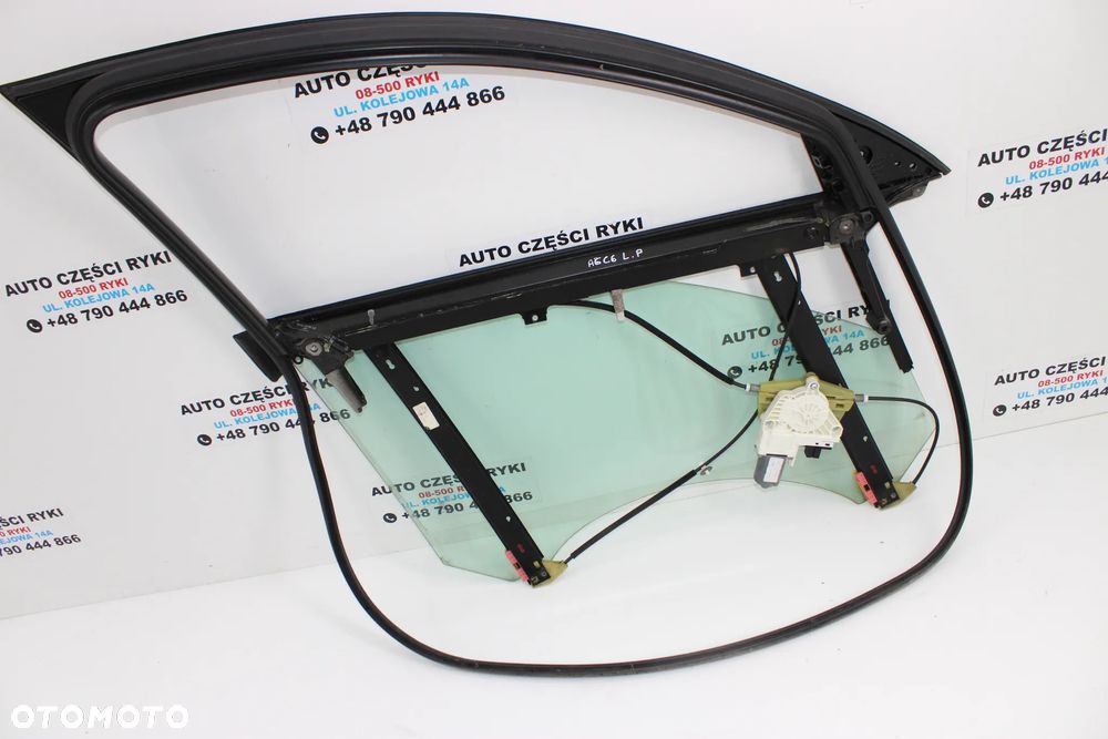 Audi A6 C6 Sedan Ramka Drzwi Szyba Mechanizm Przód - 12