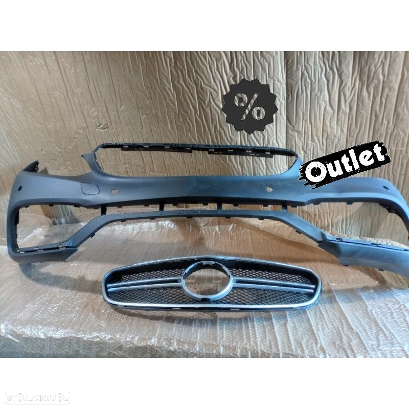 C030064C1 PÁRA-CHOQUES DIANTEIRO MERCEDES CLASSE E W212 13-16 PDC LOOK AMG E63 - 5