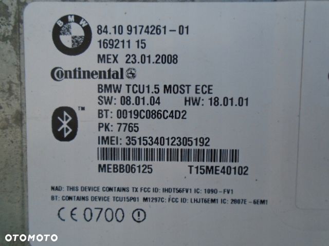 MODUŁ BLUETOOTH bmw e60 e61 e90 e91 E70 E71 E81 E87 E63 - 2