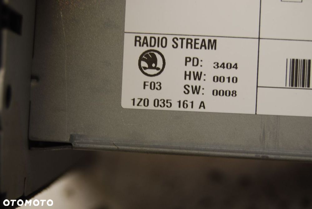 RADIO CD 1Z0035161A SKODA OCTAVIA II - 4