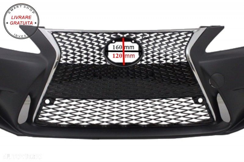 Bara Fata cu Lip Prelungire Lexus IS XE20 (2005-2013) conversie la IS F Sport Face- livrare gratuita - 5