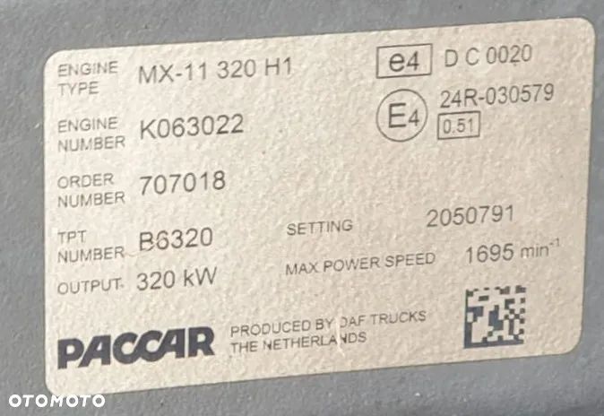 SILNIK SŁUPEK DAF XF 440 MX-11 320 H1 320 kW - 7