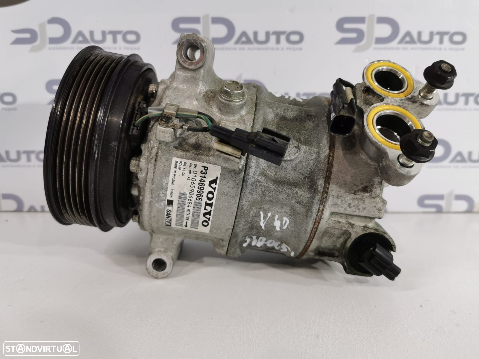 Compressor Ar Condicionado - Volvo V40 - 1
