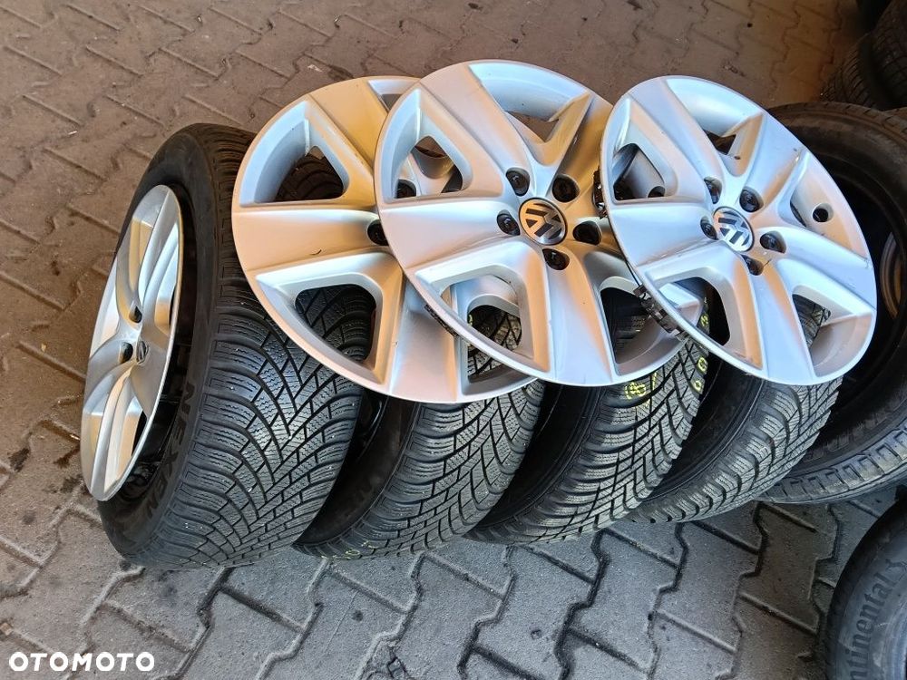 Koła zimowe stalowe (strukturalne) VW Seat skoda 205/55/16 6,5x16 et50 5x112  nexen / hankook - 3
