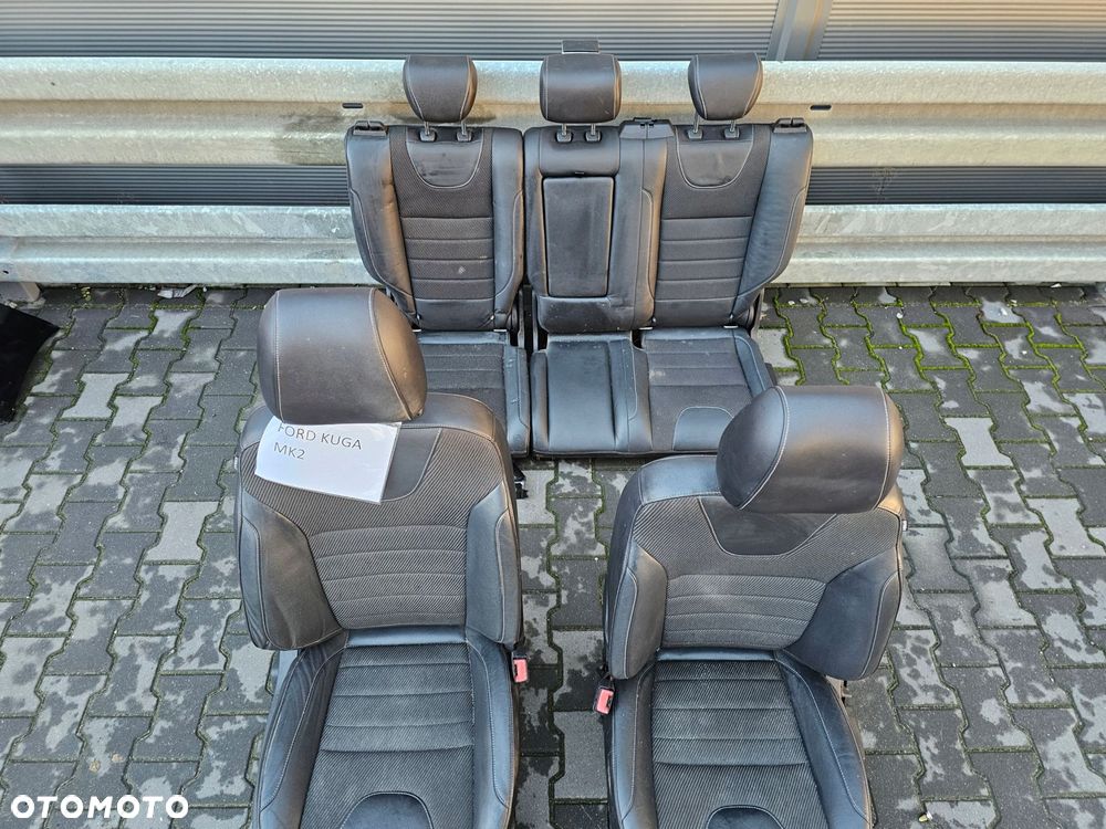 fotel fotele kanapa komplet tylna półskóry ford kuga mk2 - 16