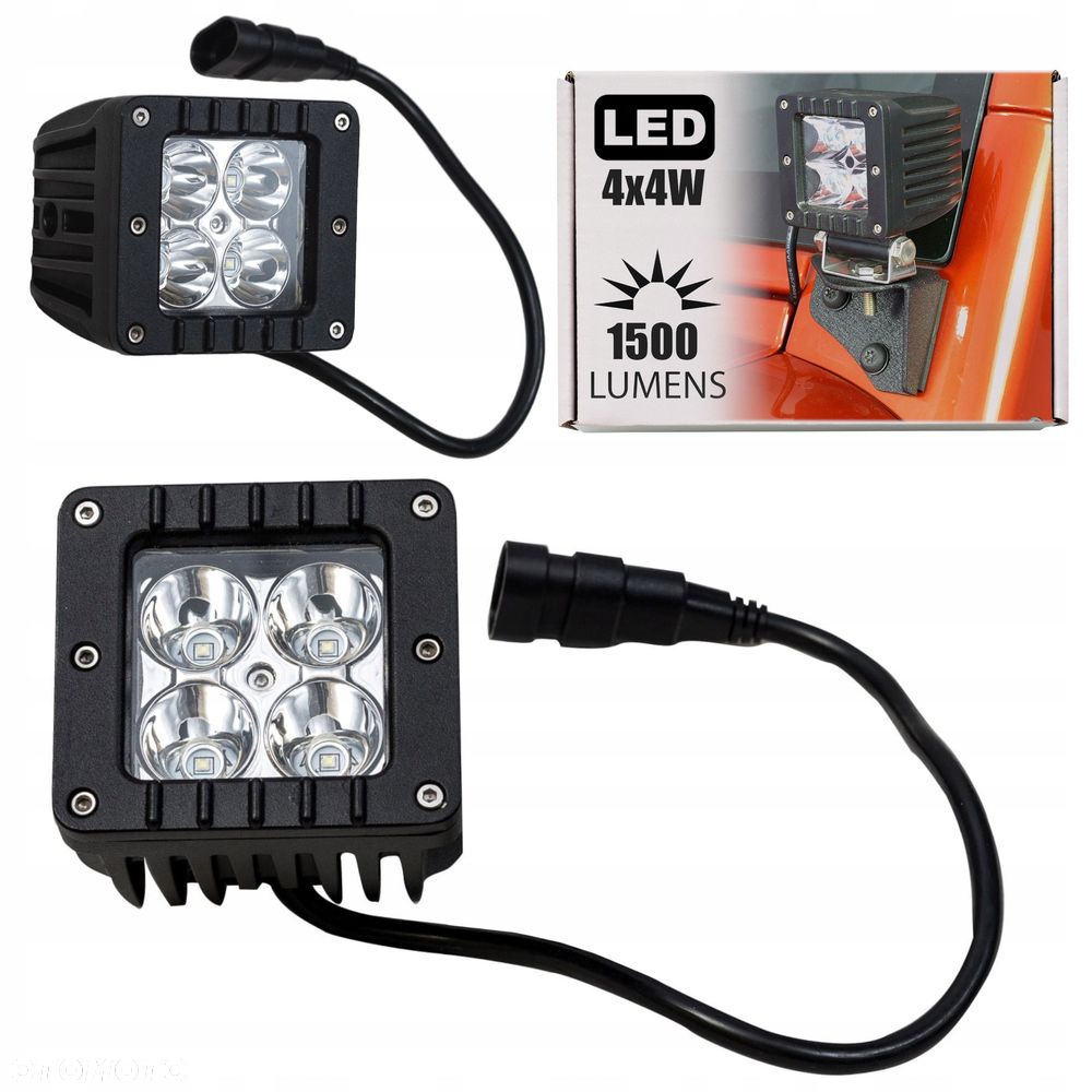 lampa robocza światło skupiające światło robocze 4 led 16w - 1