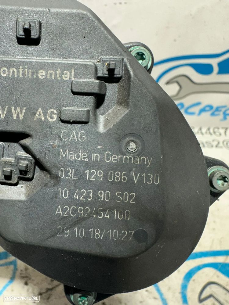 .Coletor Admissão Ar Original VW Volkswagen Audi 2.0 TDi 16v 03L129086V 2004 - 2011 - 9