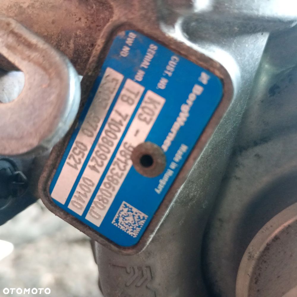 Turbina turbosprężarka 2.0HDI 9812386080 - 5