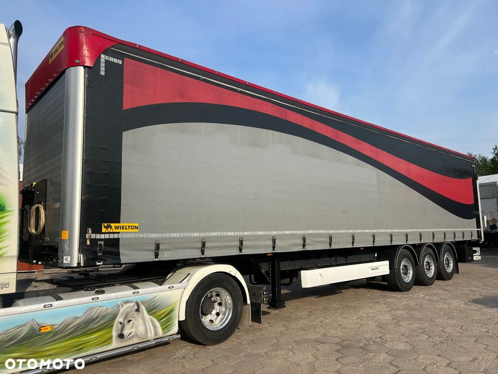 Wielton FIRANKA COILMULDA LIGHT / PODNOSZONY DACH / SAF OSIE / OŚ PODNOSZONA / ALUMINIOWE DESKI / BARDZO ŁADNY STAN / 08.2023 ROK !! - 17