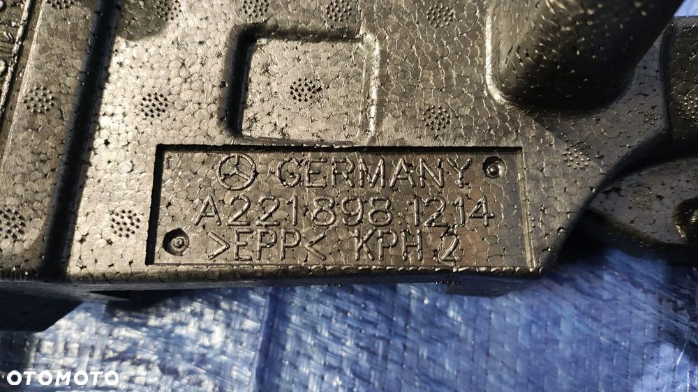 KOŁO DOJAZDOWE T155/70/19 T155/70 R19 WKŁAD STYROPIAN BAGAŻNIKA ZESTAW NAPRAWCZY LEWAREK UCHO HOLOWNICZE HAK KLUCZ DO KÓŁ STOPKA KOMPLET JAK NOWE MERCEDES W221 LIFT - 17