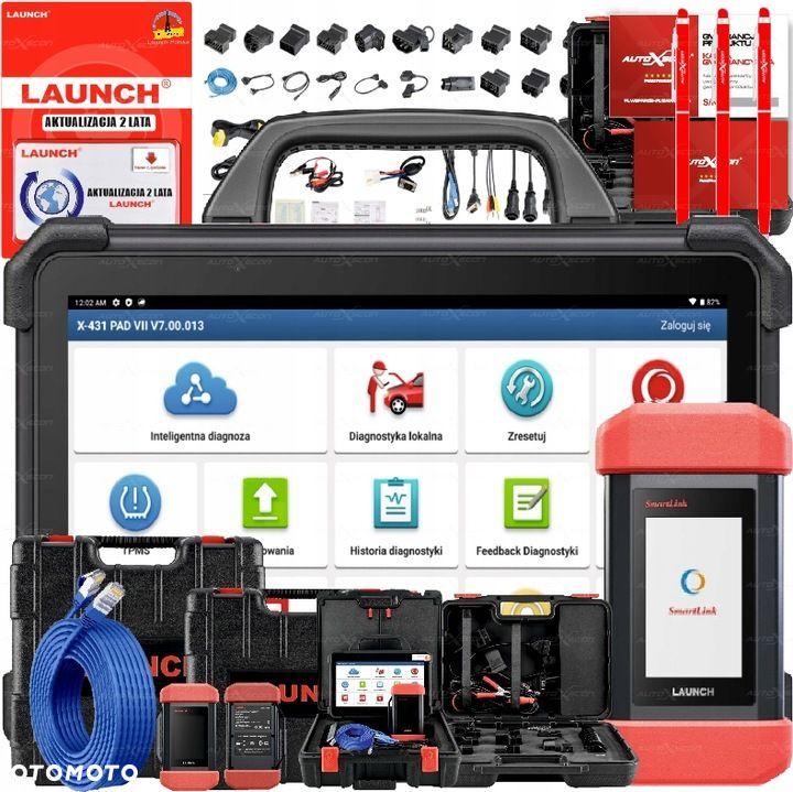 LAUNCH X431PAD VII ELITE Profesjonalny Interfejs Diagnostyczny OBD2 j. PL - 1