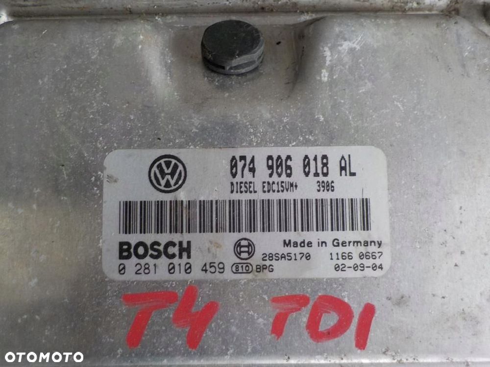 VW T4 2.5 TDI KOMPUTER STEROWNIK 074906018AL - 2