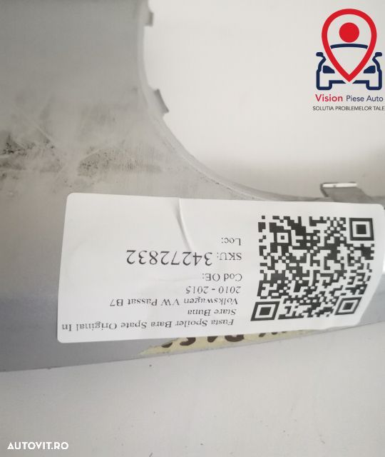 Fusta Spoiler Bara Spate Original In Stare Buna Volkswagen VW  Passat - 7