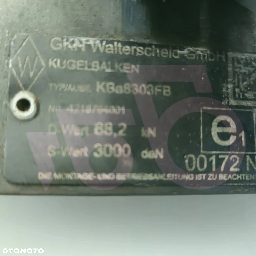 Zaczep Kula K80 GKN Walterscheid 8002930 Claas Arion 630 - 9