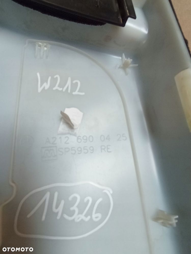MERCEDES W212 OSŁONA SŁUPKA POSZYCIE PRAWE A2126900425 - 5