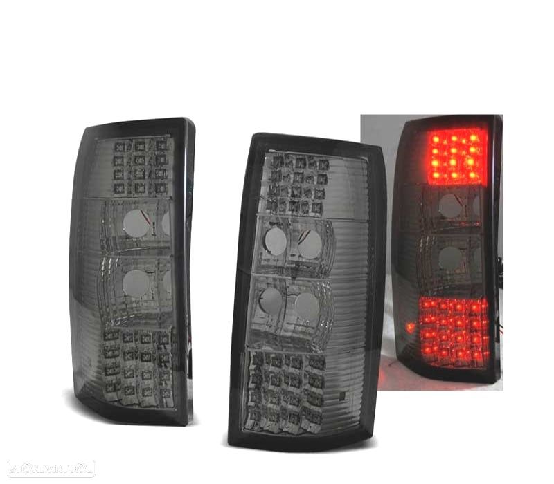 FAROLINS TRASEIROS LED PARA OPEL OMEGA B CARAVAN 94-99 SMOKED FUMADO ESCURECIDO - 2