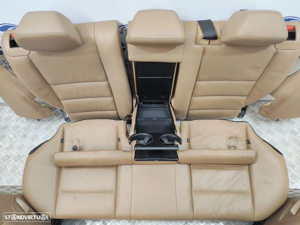 Conjunto Bancos Pele Beje Mercedes Benz Class C W204 Carrinha 2008 a 2014 - 9