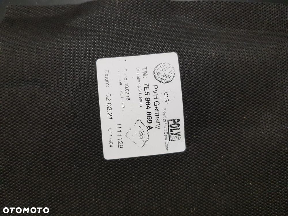 VW T5 LIFT T6 7E MULTIVAN ROLETA BOCZEK DRZWI LEWE PRZESUWNE TAPICERKA  7E5867027 7E586486A - 9