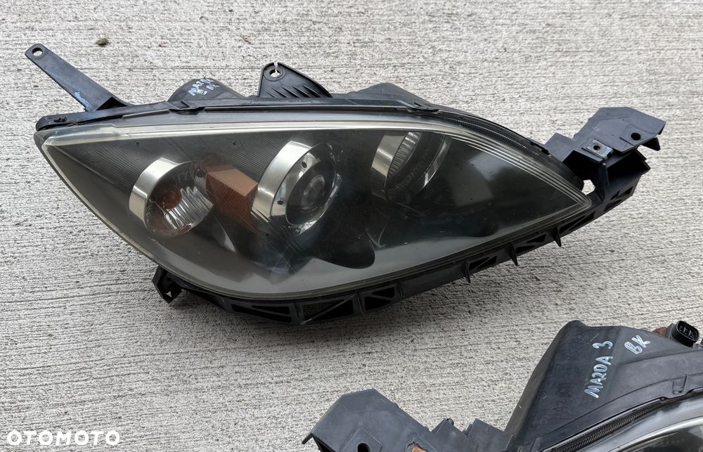 Mazda 3 BK 2003/2008r hatchback 5 drzwi , sedan 4drzwi xenon komplet Lampa przednia reflektor Xenon Ksenonowy wersja Europejska spryskiwacze lamp zbiornik spryskiwaczy lampy tyl halogeny grill i inne cześć - 3