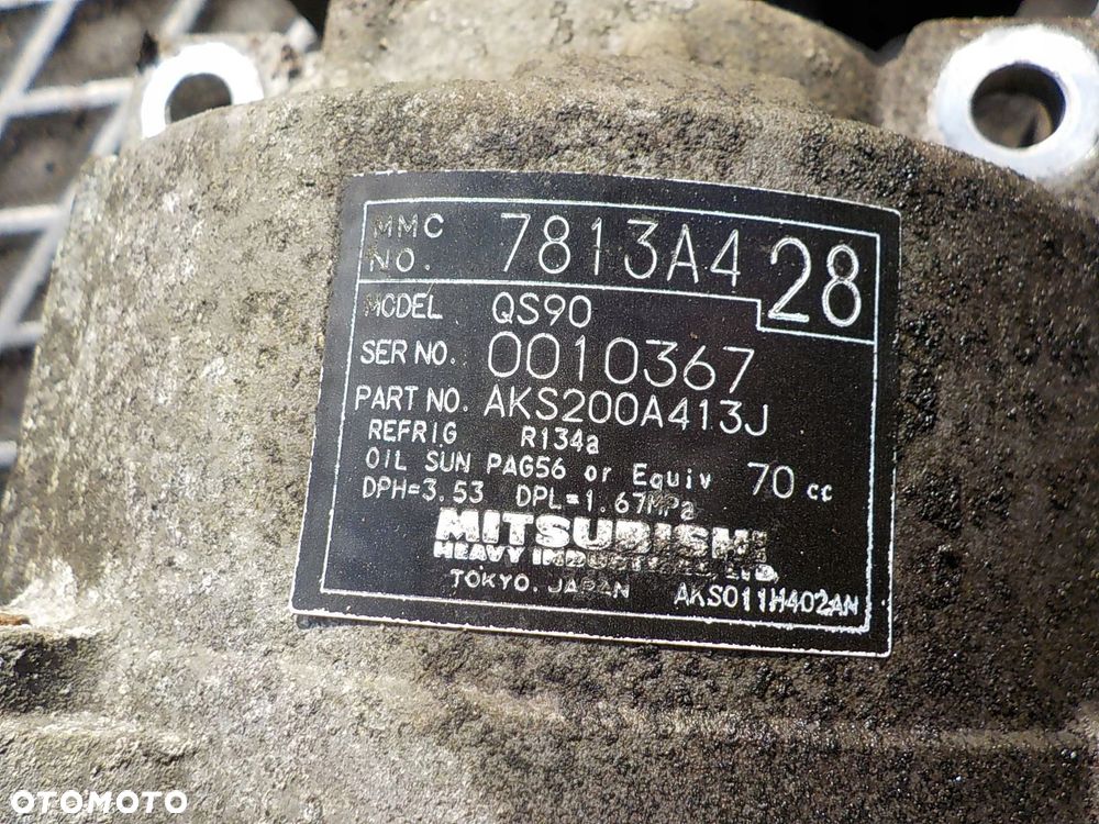 MITSUBISHI LANCER SPRĘŻARKA KLIMATYZACJI 7813A428 - 2