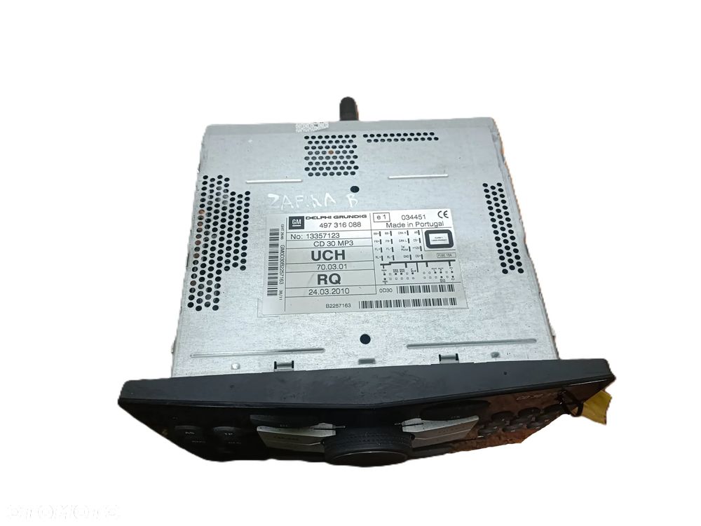 OPEL ZAFIRA B 05-14 RADIO RADIOODTWARZACZ RADIOODBIORNIK EU * - 2