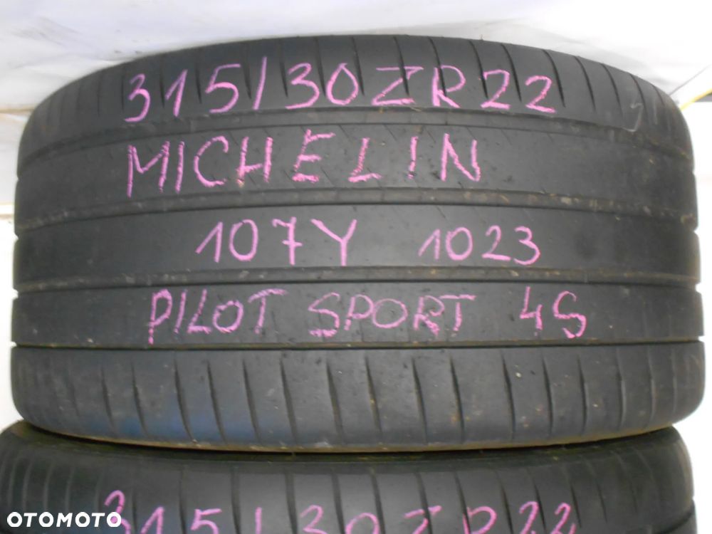OPONY 315/30R22 MICHELIN PILOT SPORT 4S DOT 1723 5.5MM - 2